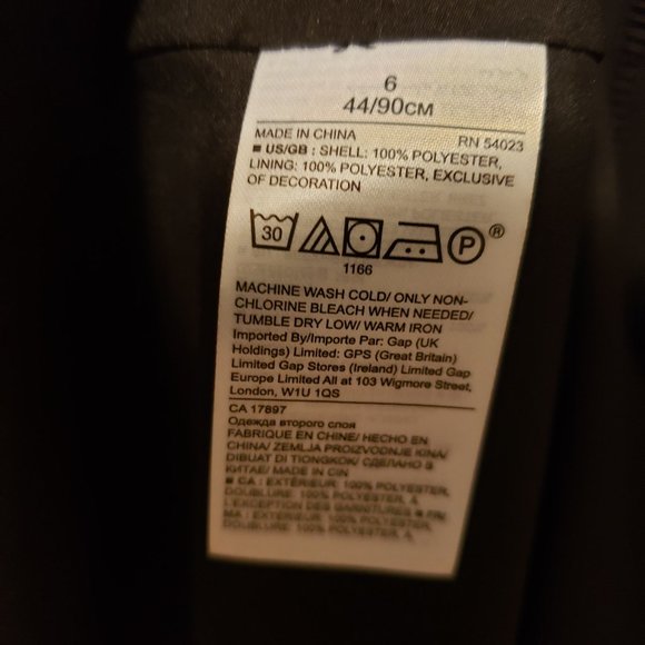 🍋NWT Banana Republic Classic Black Midi Dress (Size 6) - Picture 7 of 7